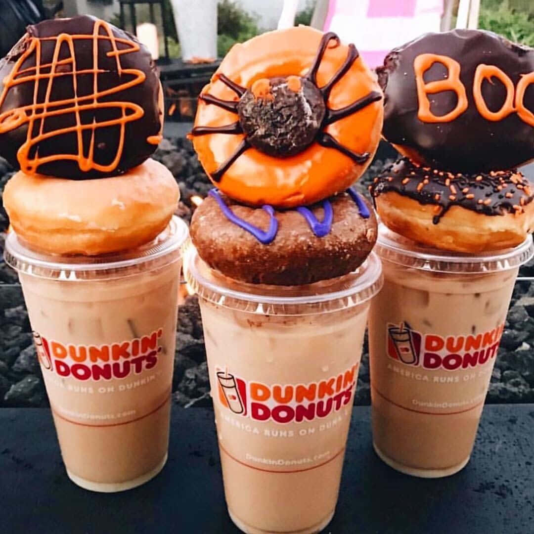 Cool off with a cup of Dunkin Donuts coffee!