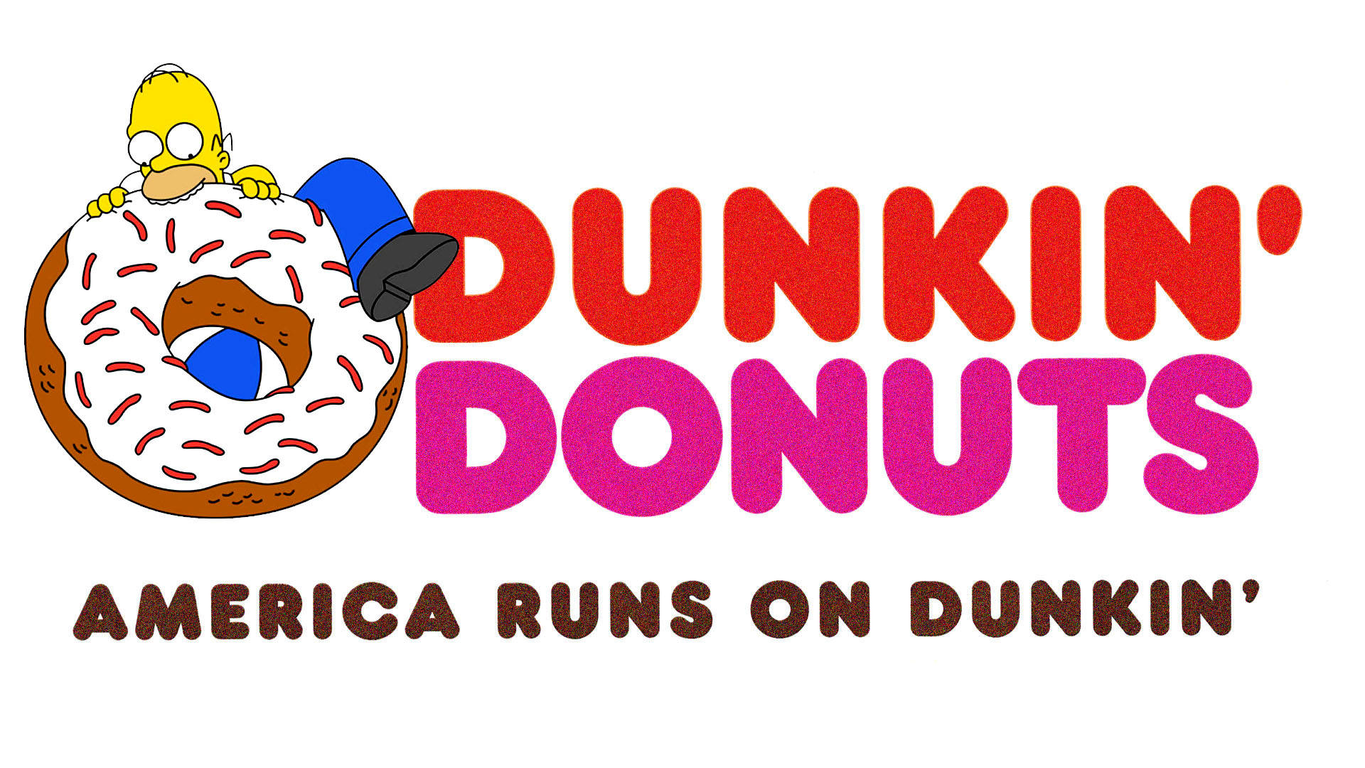 Dunkin Donuts X Homer Simpson Wallpaper
