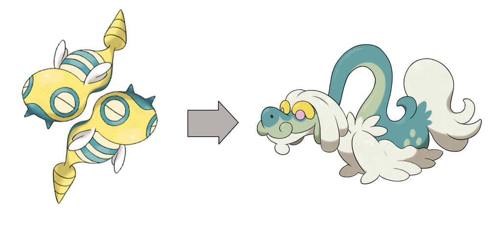 Exciting Evolution from Dunsparce to Drampa Wallpaper