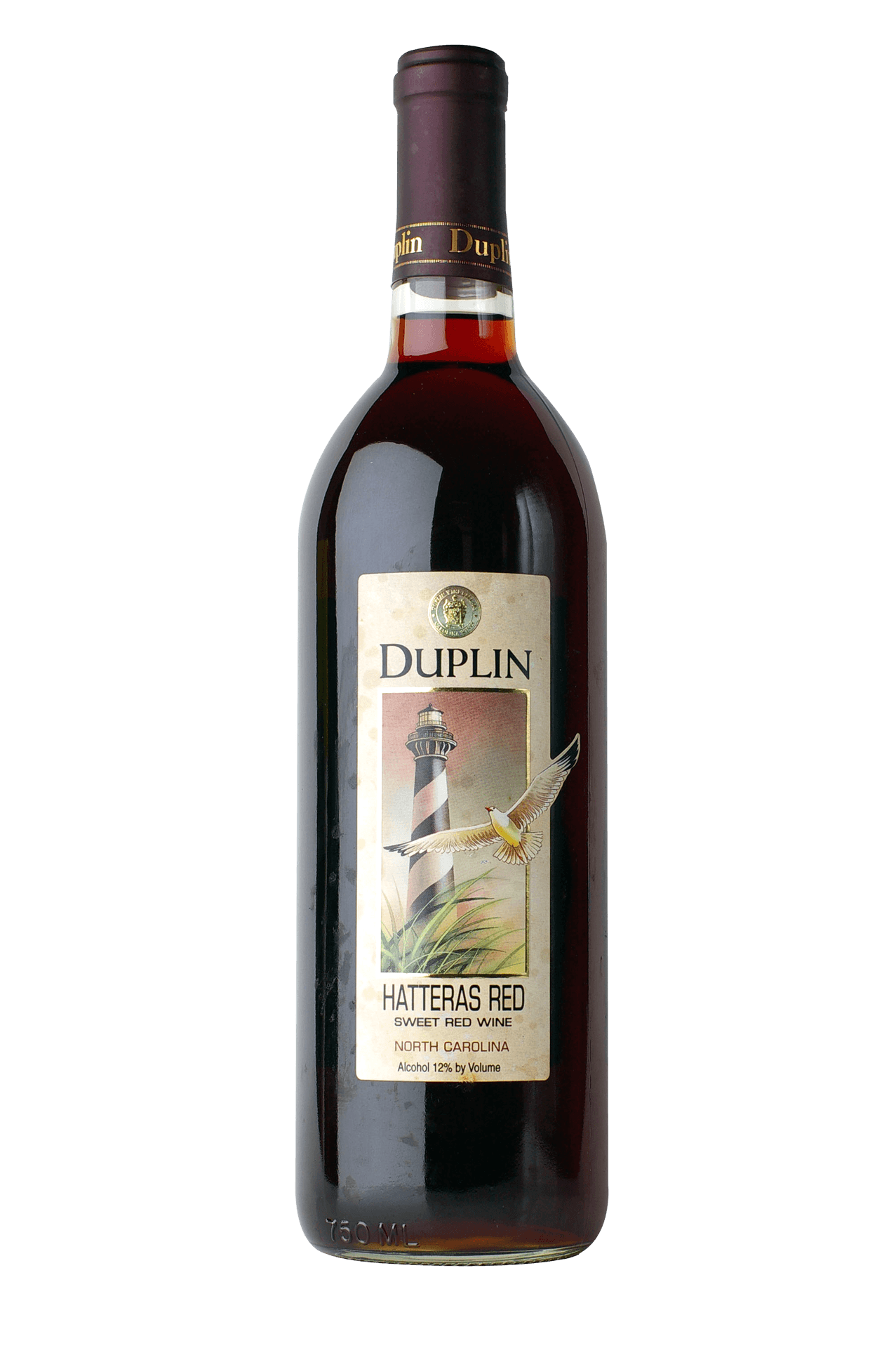 Duplin Hatteras Red Sweet Wine Bottle PNG