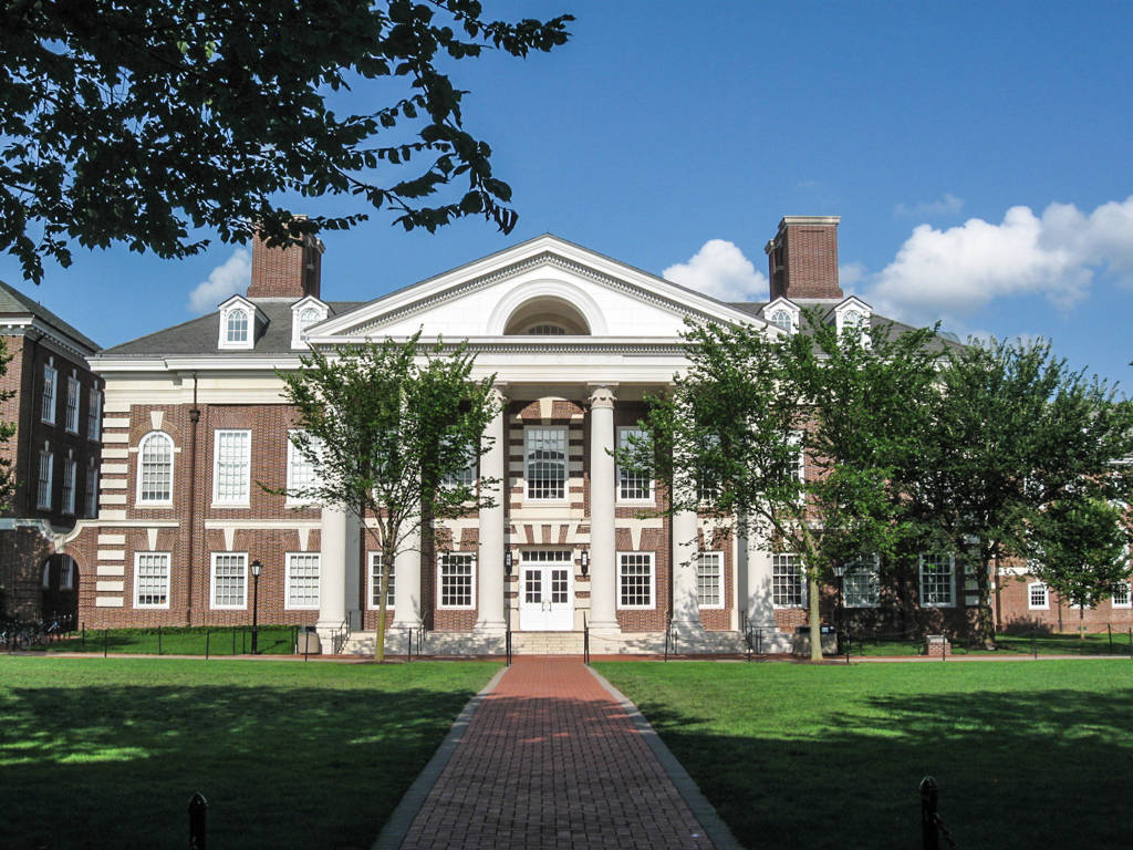 Duponthall Universidad De Delaware. Fondo de pantalla