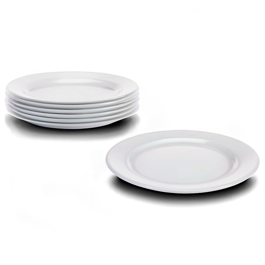 Durable White Plate Png 06212024 PNG