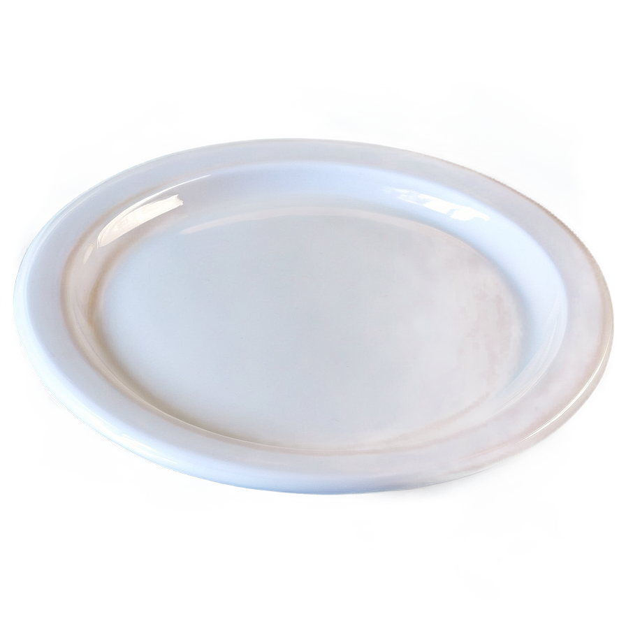 Durable White Plate Png Vwa10 PNG