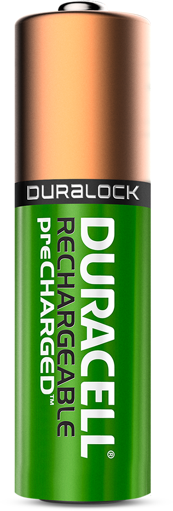 Duracell Rechargeable Battery PNG