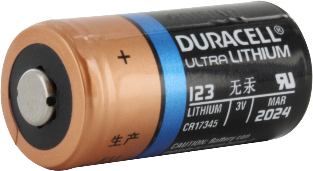 Duracell Ultra Lithium Battery PNG