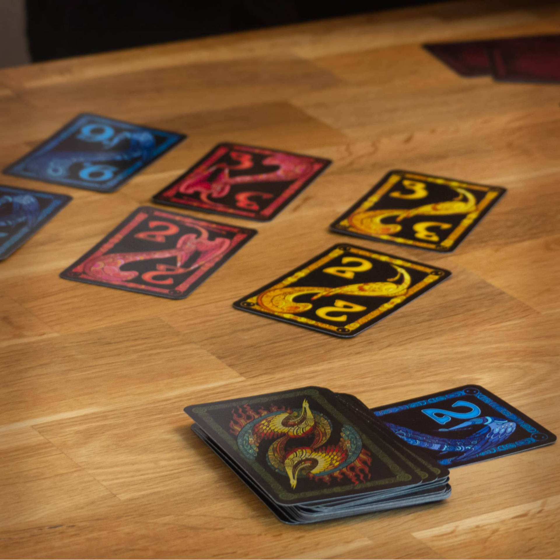 Durak Gaming Cards On Wood Wallpaper