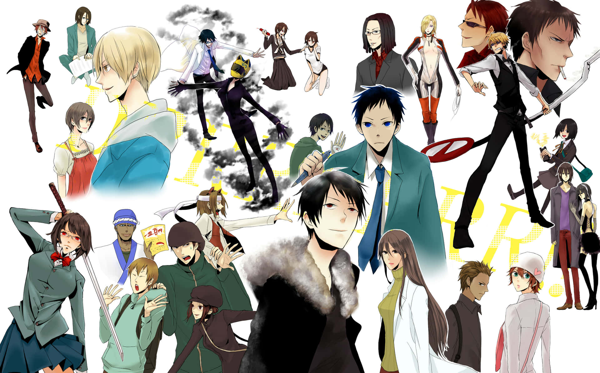 Kolase Karakter Durarara Wallpaper