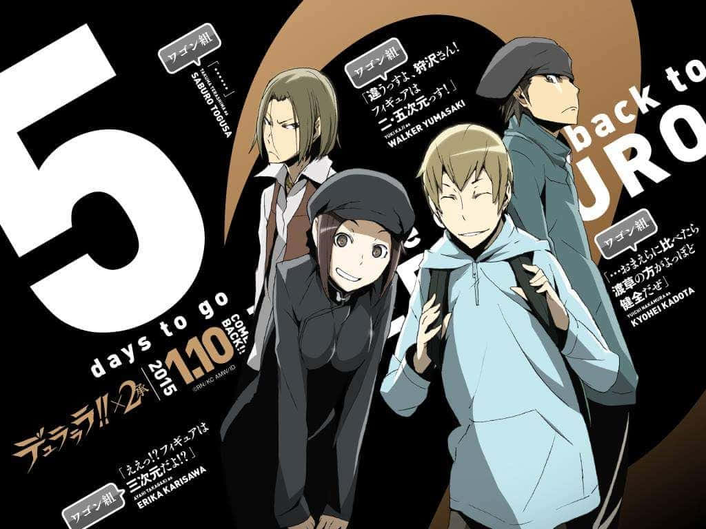 Seni Promosi Hitung Mundur Durarara Wallpaper