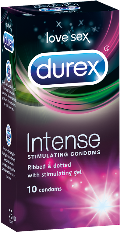 Durex Intense Stimulating Condoms Pack PNG