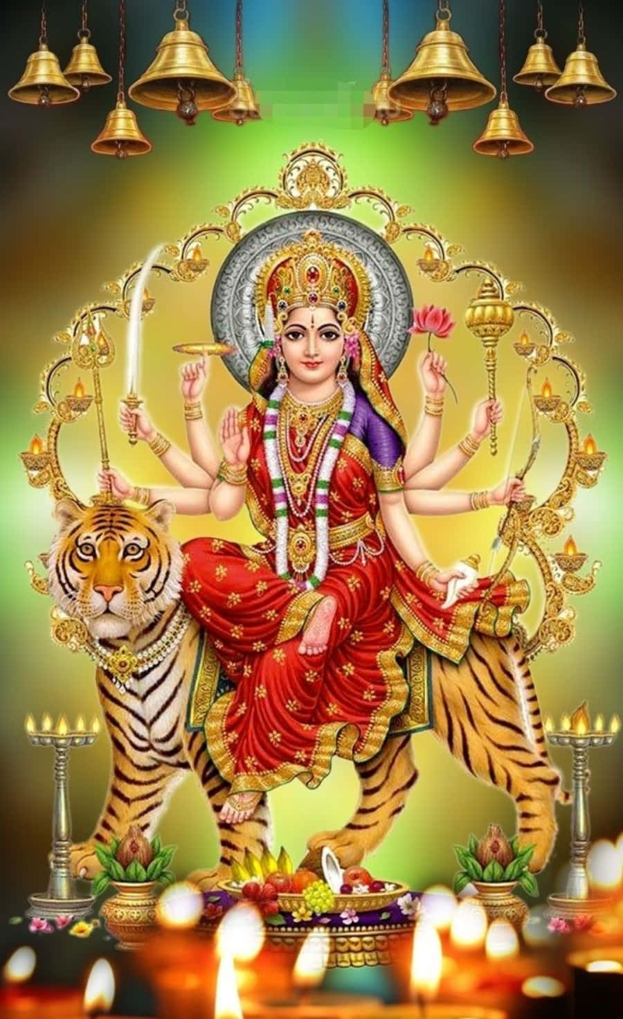 Durga Maa Pictures 900 X 1471 Picture