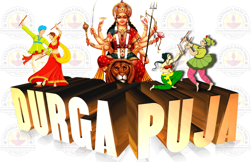 Durga Puja Festival Celebration PNG