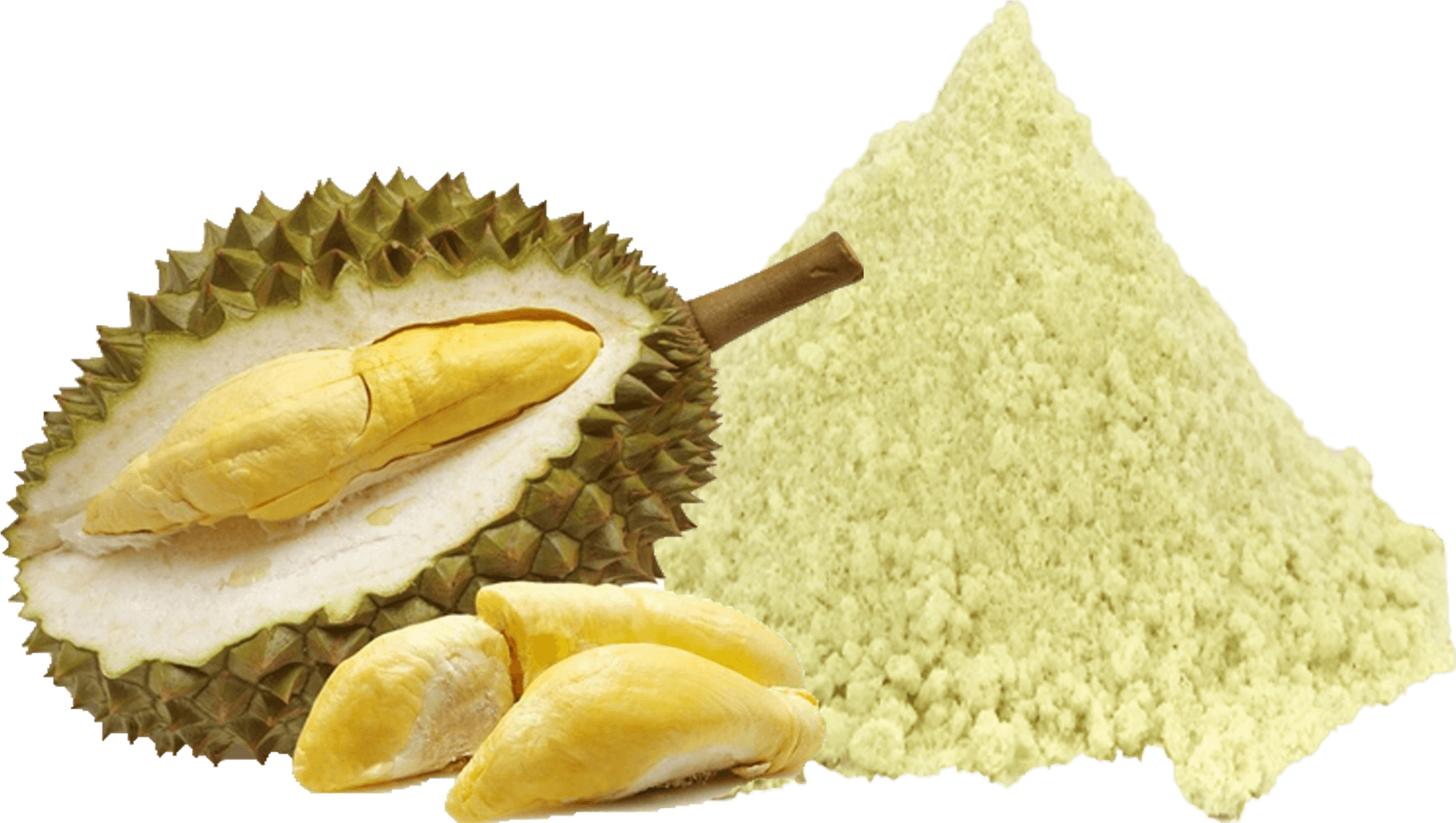 Durian Fruitand Powder PNG