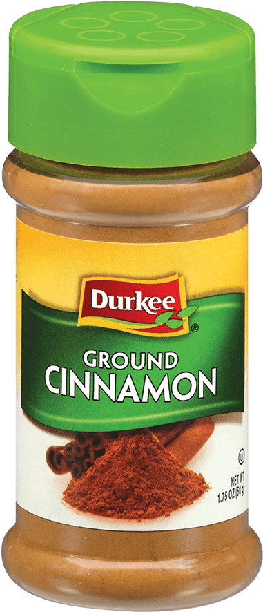 Durkee Ground Cinnamon Spice Jar PNG