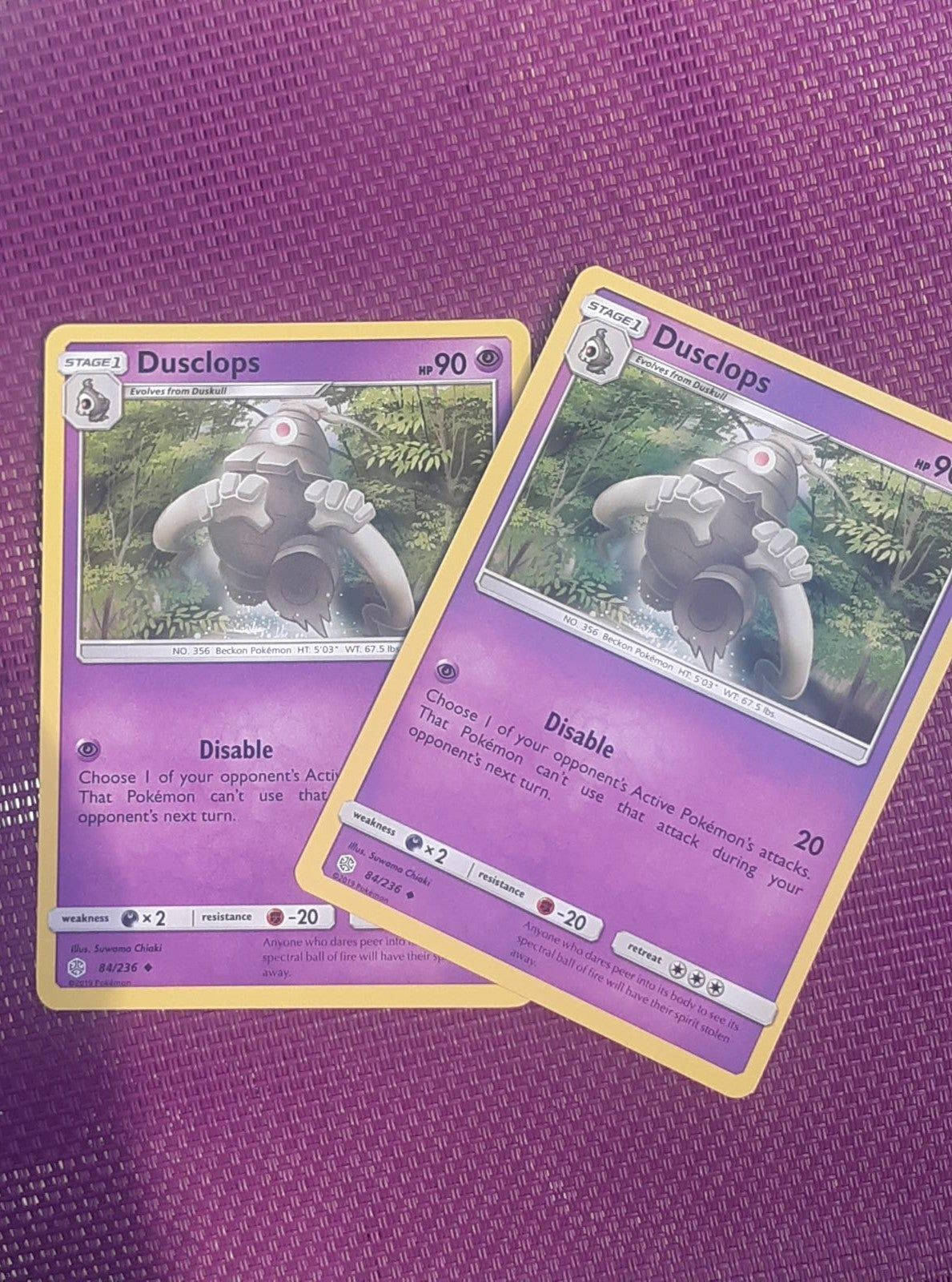 Dusclops Pokémon Trading Cards Wallpaper