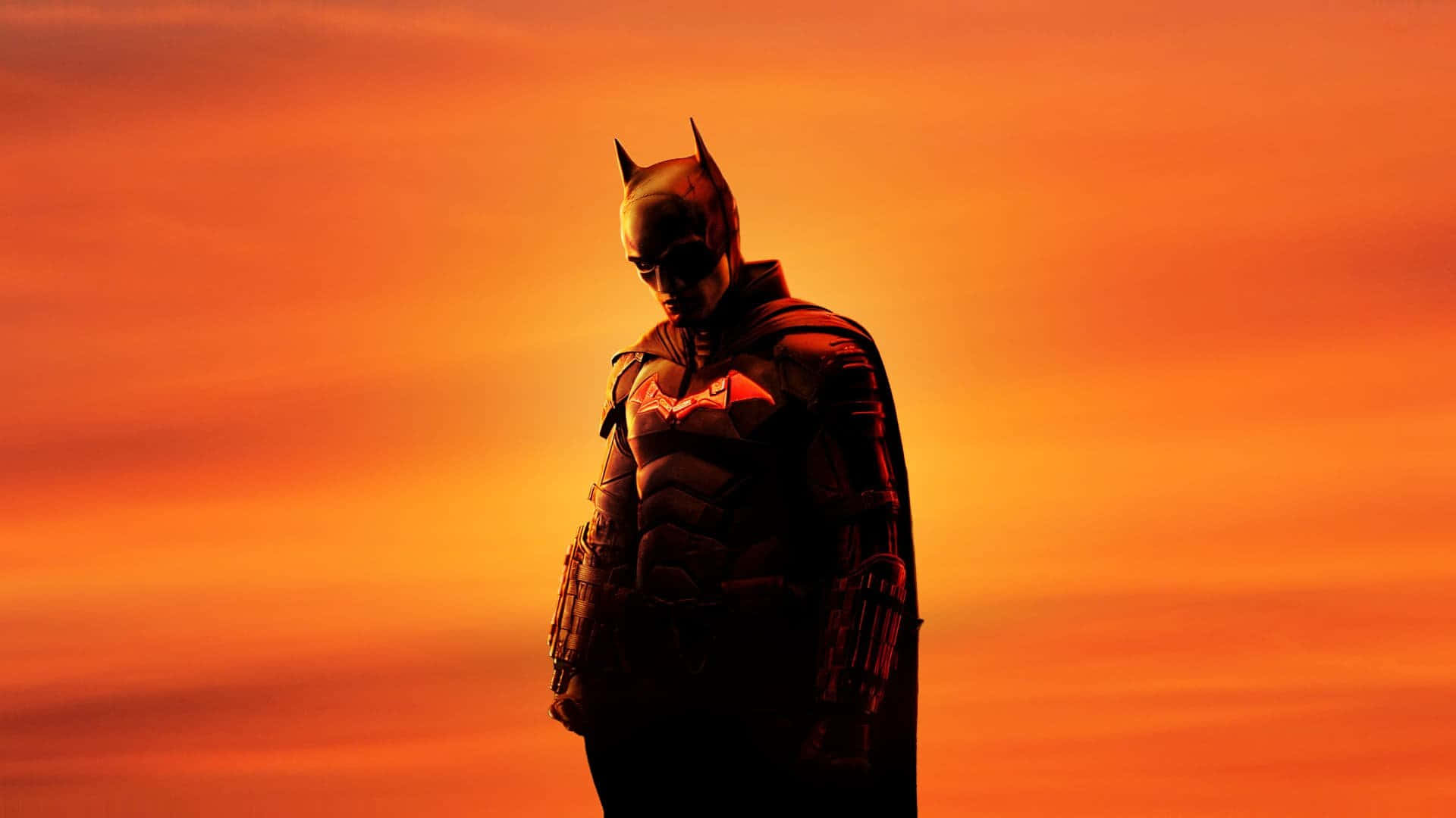 Dusk Vigilante Batman Silhouette Wallpaper
