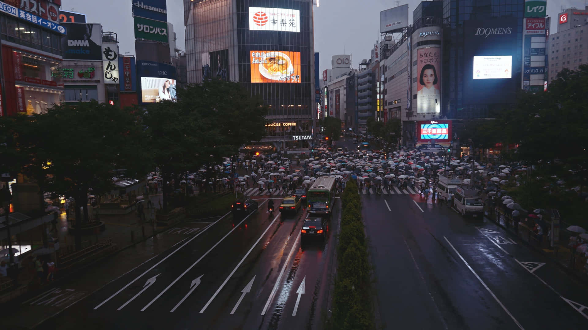 Duskin Shibuya Crossing Tokyo Wallpaper