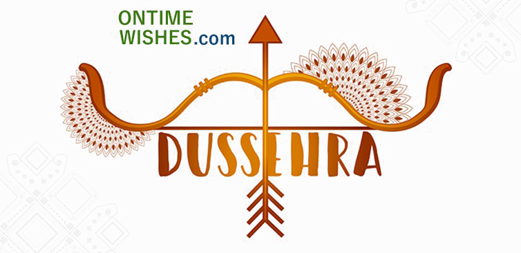 Dussehra Festival Bow Arrow Graphic PNG