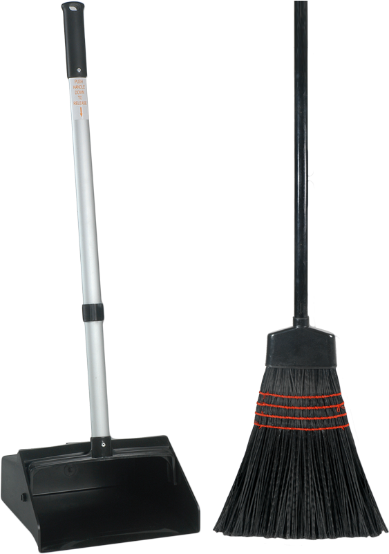 Dustpanand Broom Set PNG