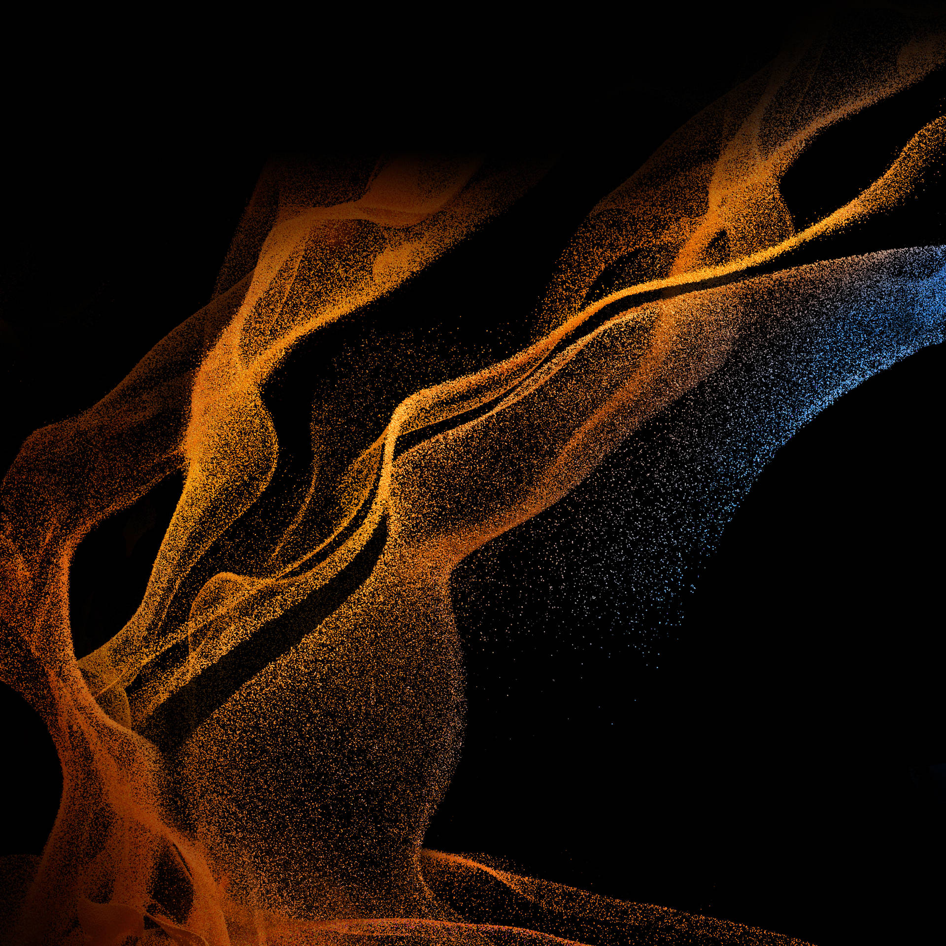 Fuegopolvoriento En Una Tableta Galaxy. Fondo de pantalla