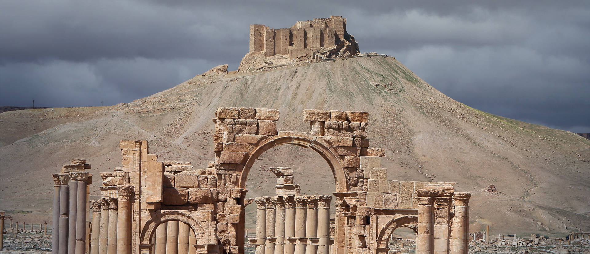 Dusty Hill In Palmyra Wallpaper