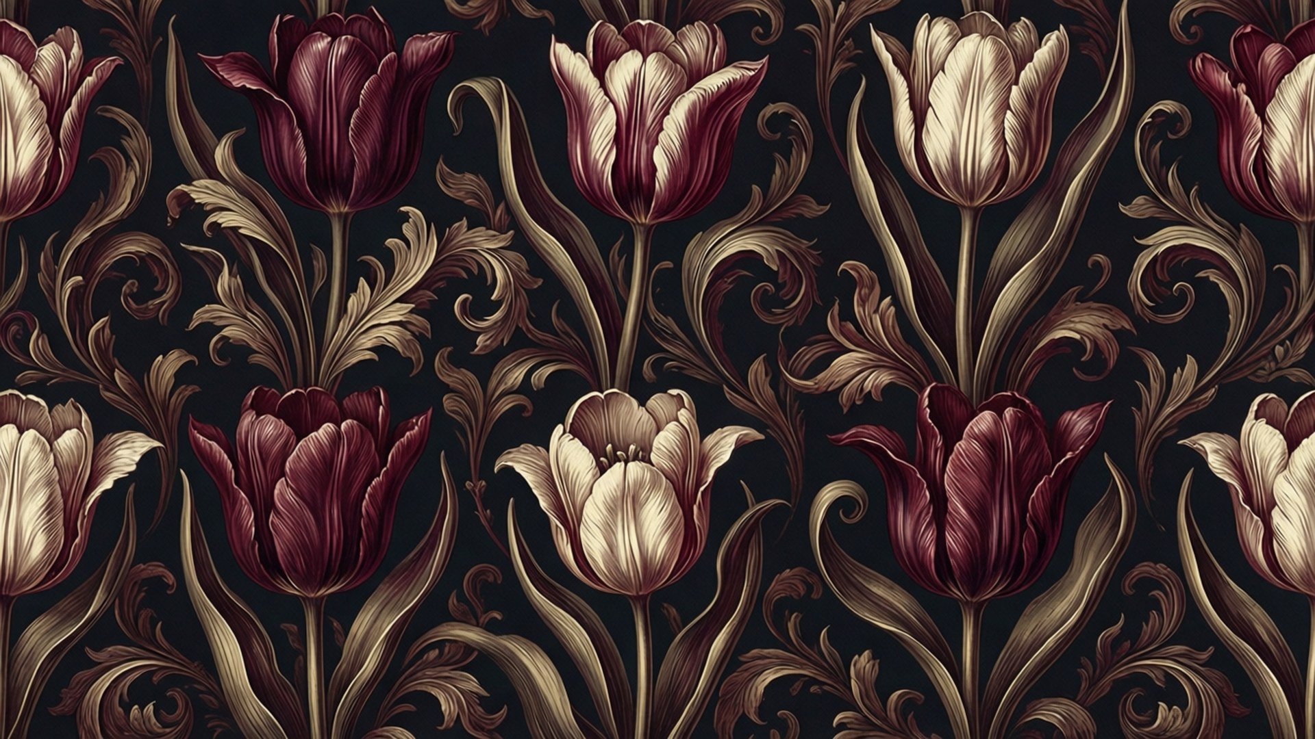 Dutch Elegance Repeat Wallpaper