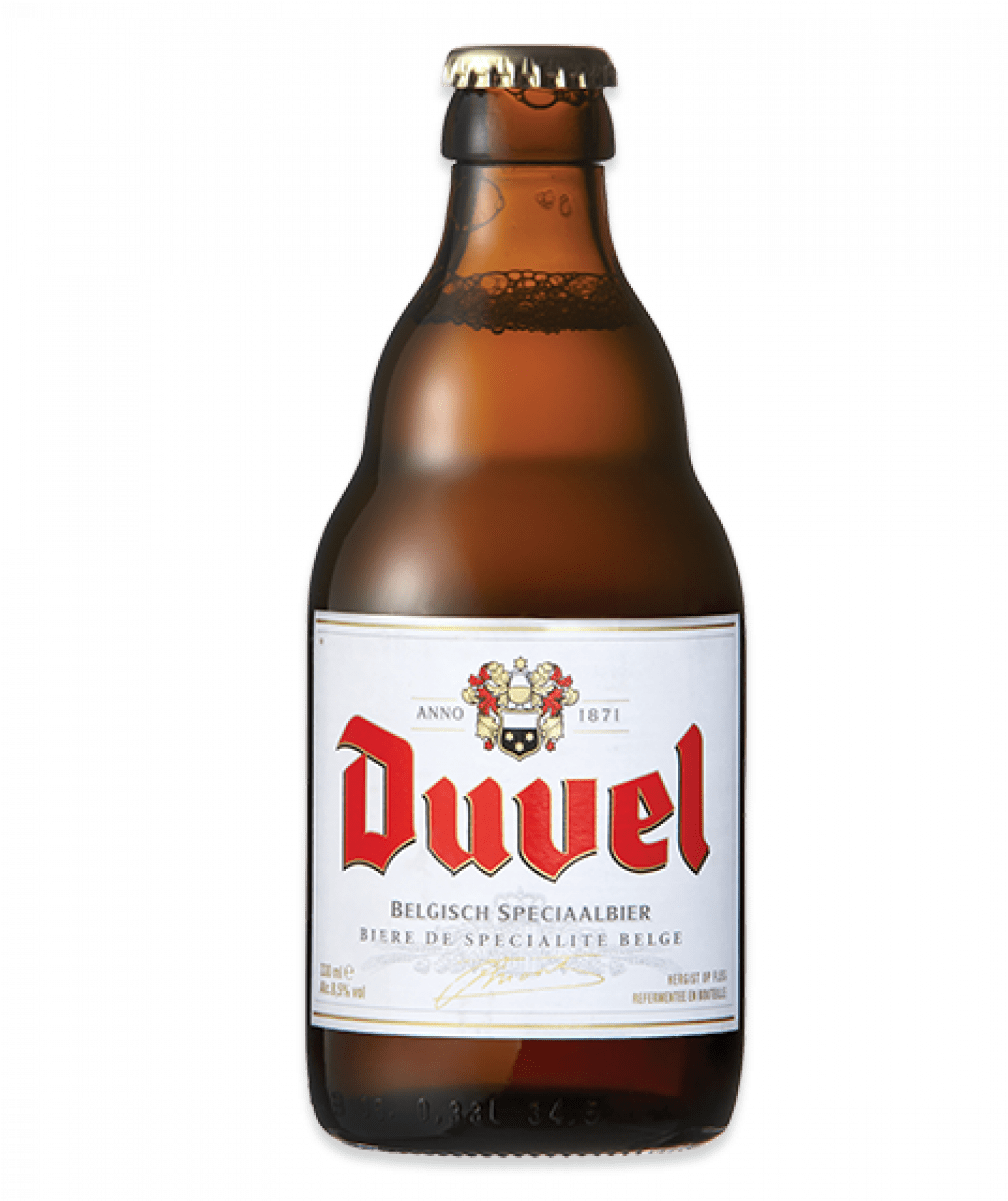 Duvel Belgian Beer Bottle PNG