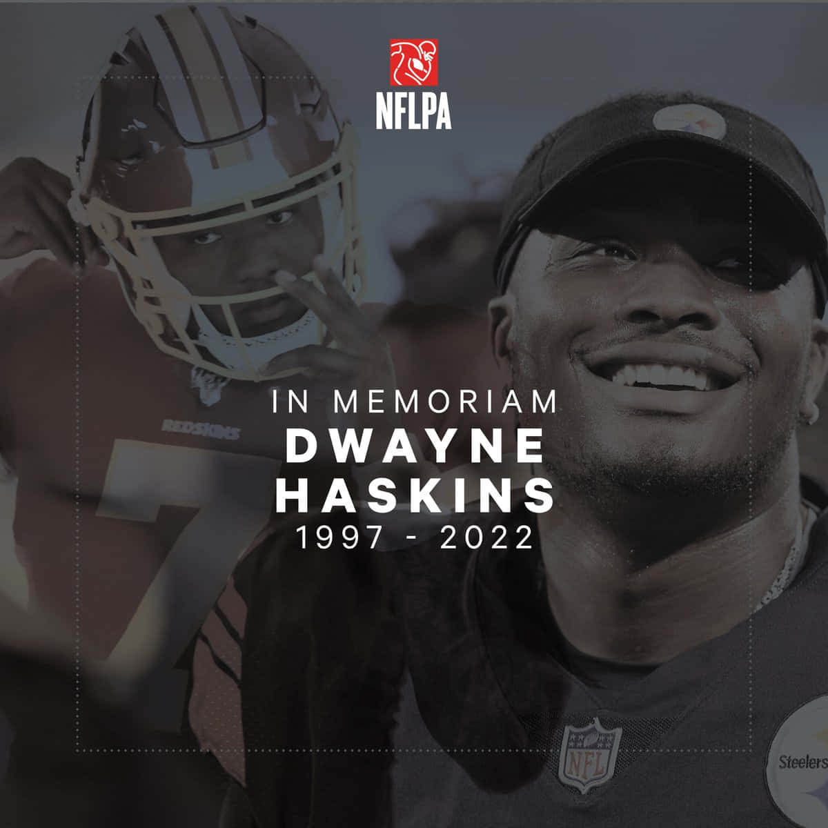 Dwaynehaskins Zeigt Eine Beeindruckende Leistung Als Quarterback Des Washington Football Teams. Wallpaper