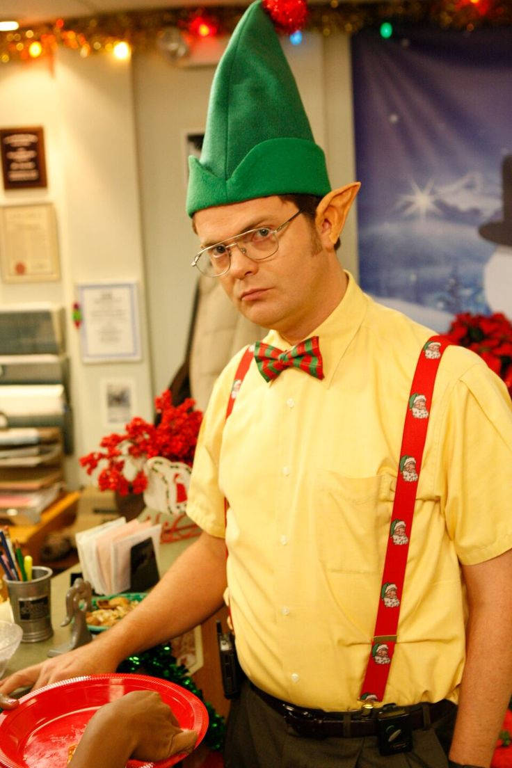 Dwight Elf The Office iPhone tapet Wallpaper
