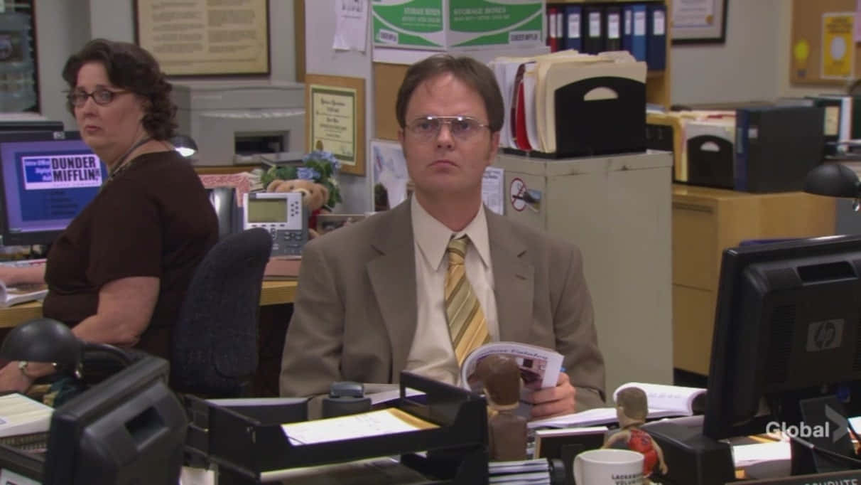 Download Dwight Schrute, the top salesman and assistant regional manager at Dunder  Mifflin Wallpaper
