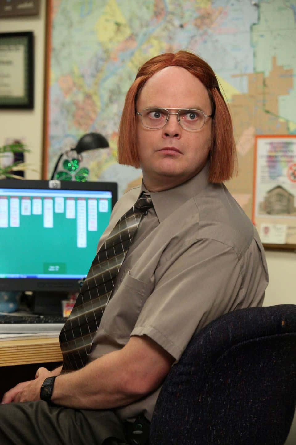 "Big beets, small beats, Dwight Schrute will always have his beets"! Wallpaper