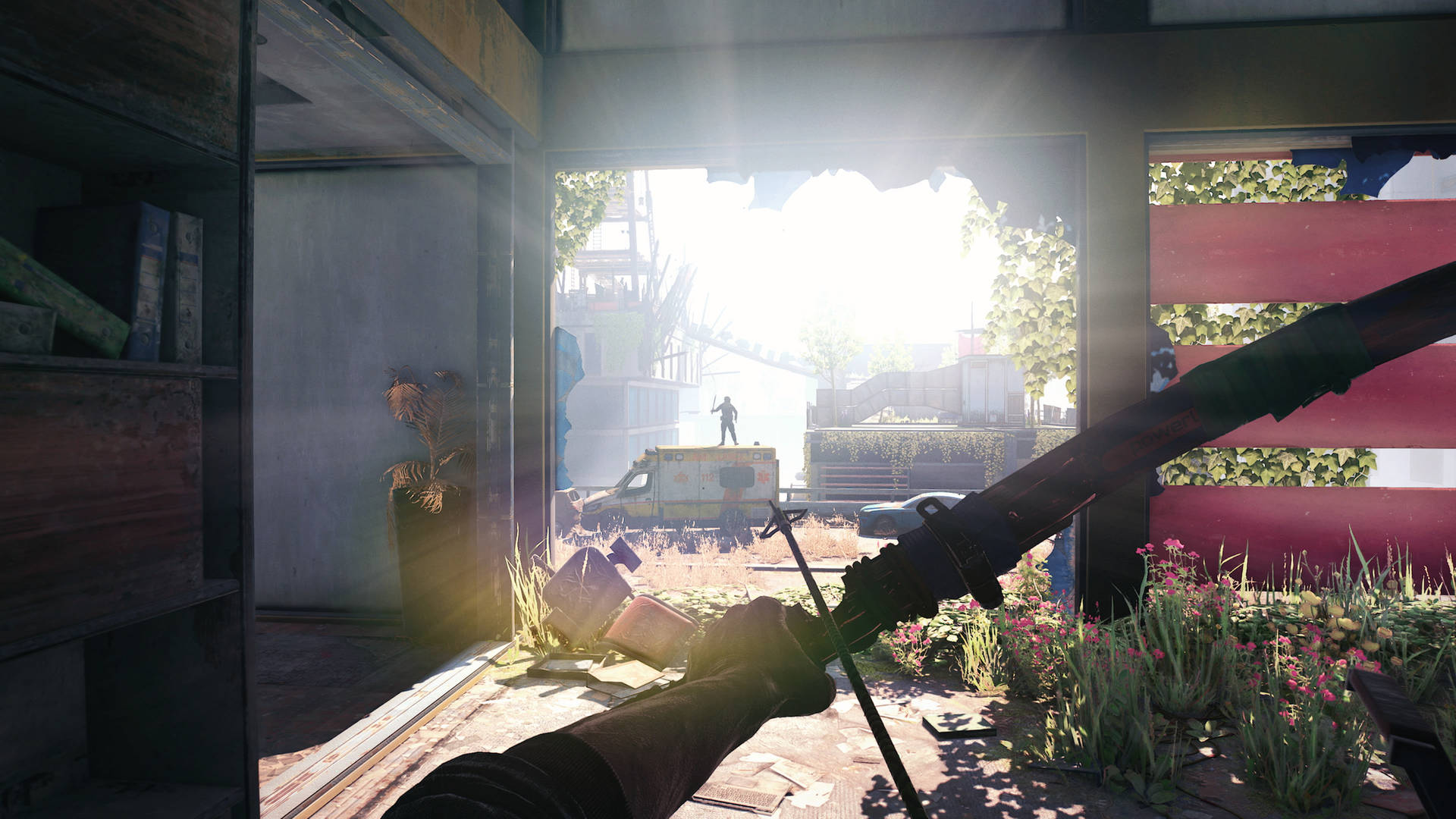 Intense Bow Action in Dying Light 2 Wallpaper