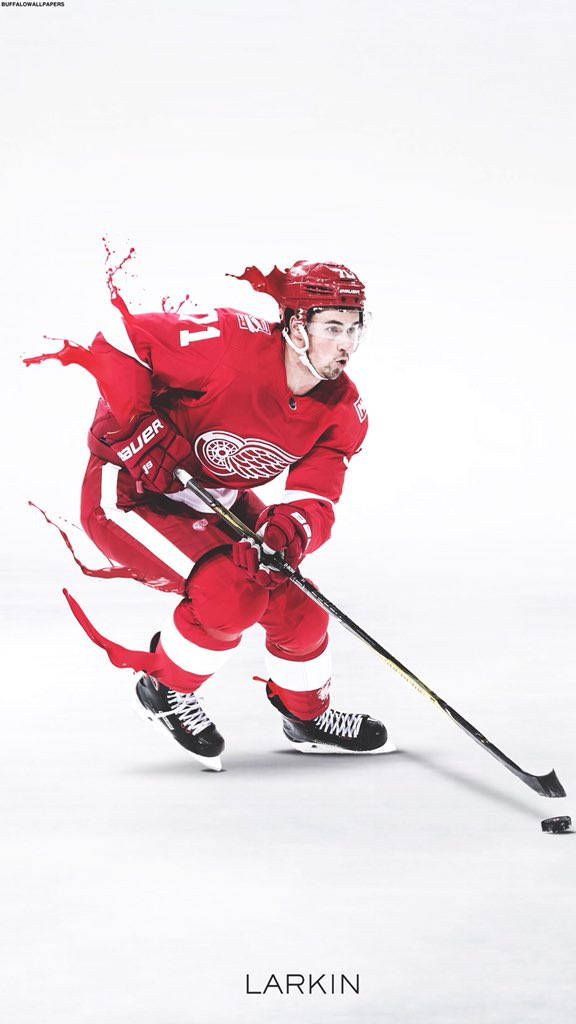 Dylan Larkin American Ice Hockey Player Wallpaper