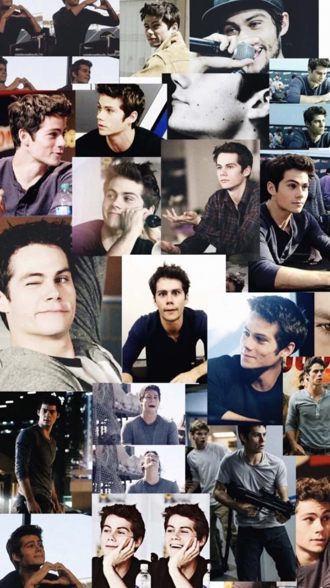 "Smile for the camera! Dylan Obrien doing what he does best". Wallpaper