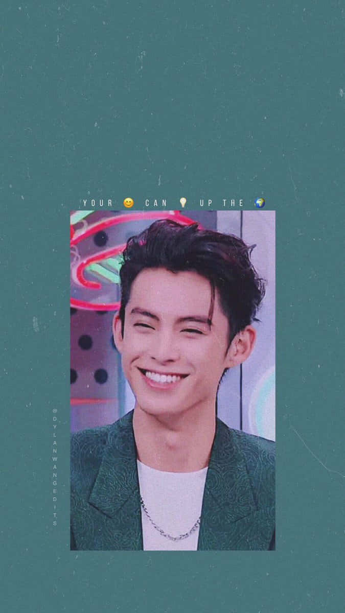Dylan Wang Your Smile Can Light Up The World Wallpaper