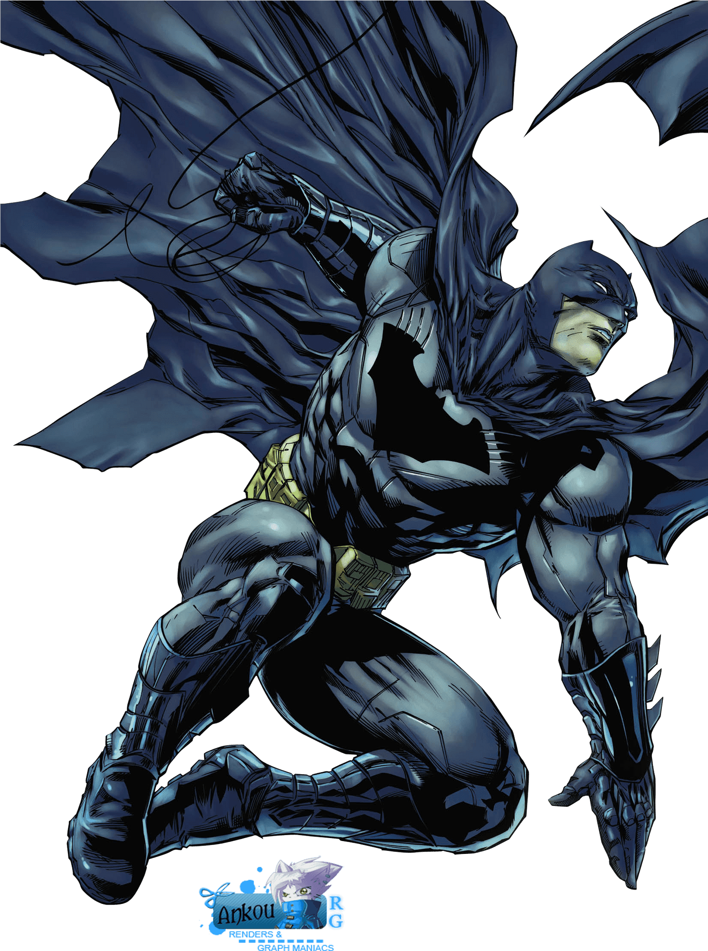 Dynamic Batman Artwork PNG