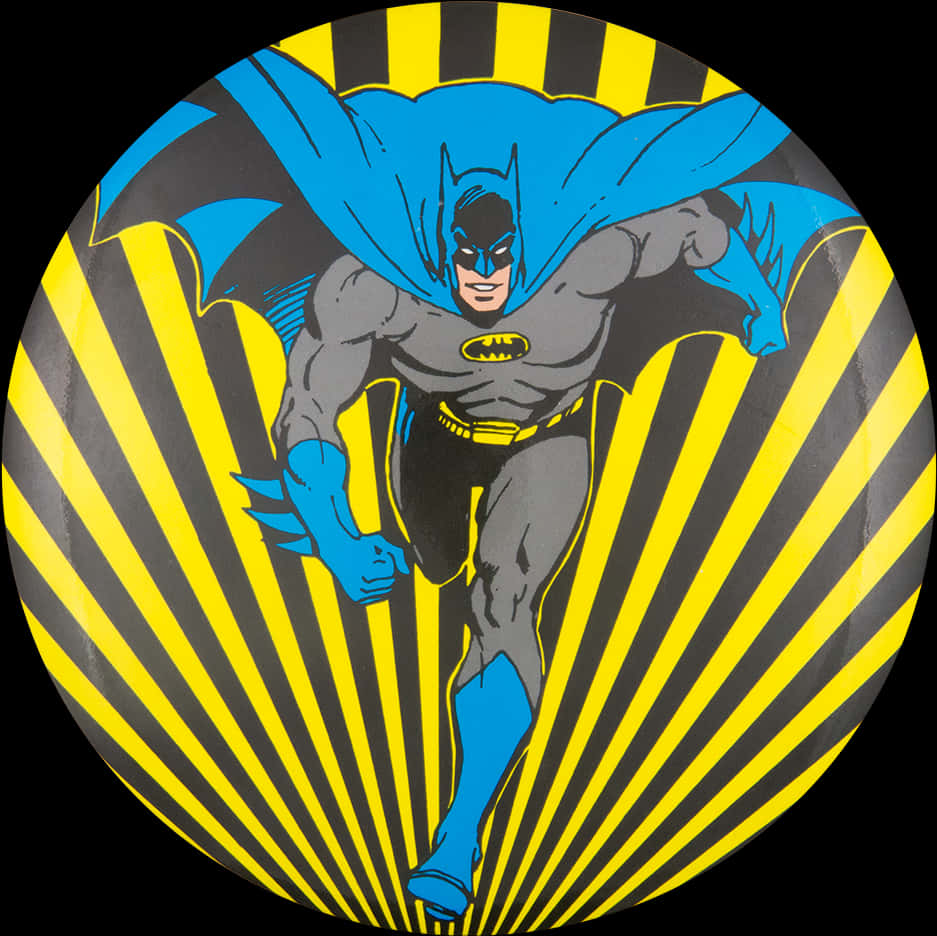 Dynamic Batman Illustration PNG