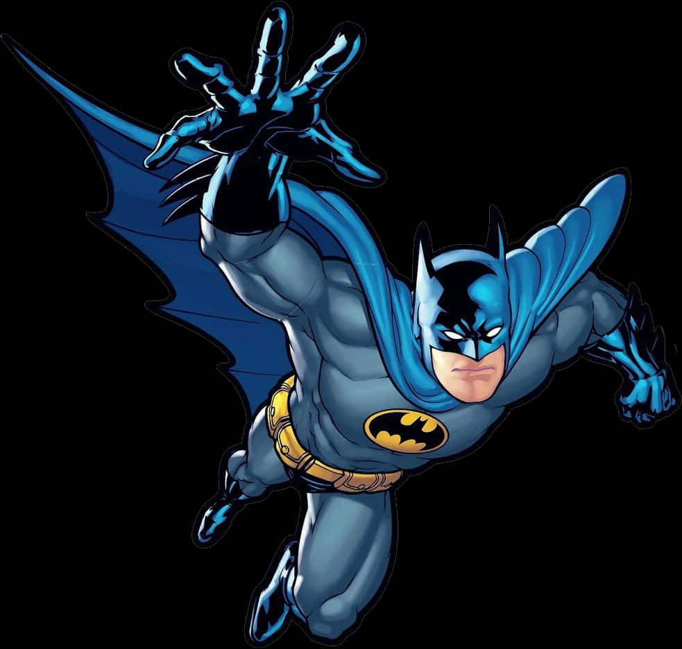 Dynamic Batmanin Action.png PNG