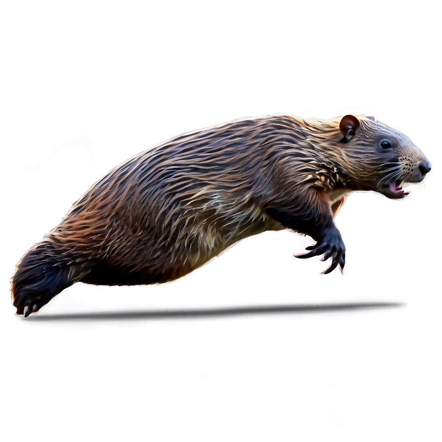 Dynamic Beaver Action Png 05242024 PNG