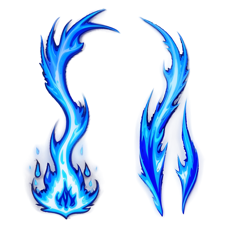 Dynamic Blue Flames Png Eoo33 PNG