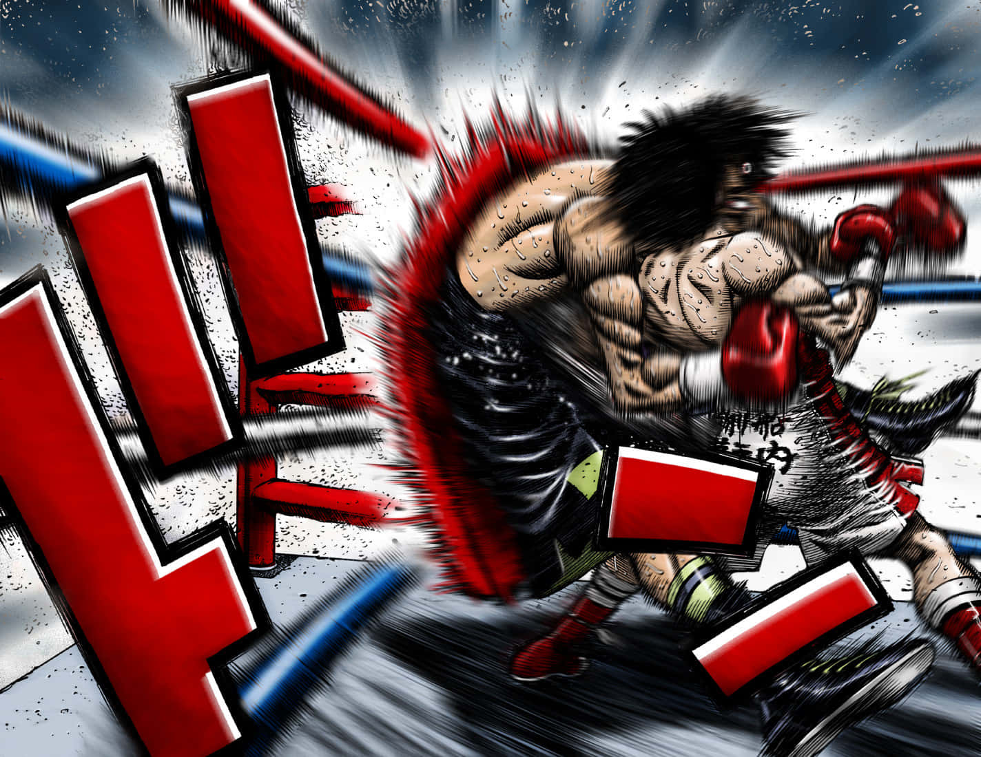 Dynamic Boxing Knockout Wallpaper