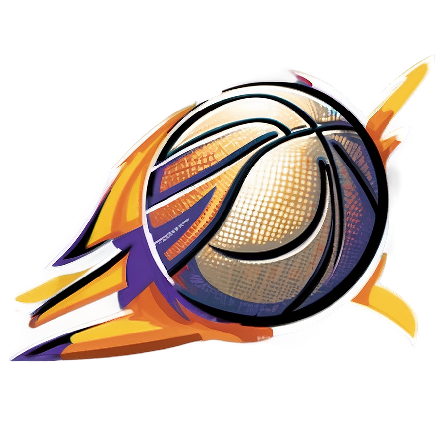 Dynamic Cartoon Basketball Png Cnt71 PNG