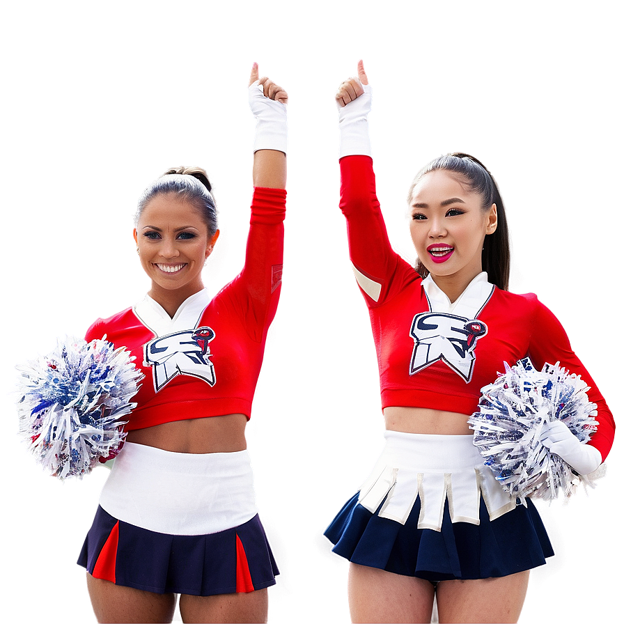 Dynamic Cheer Duo Png Kaj PNG