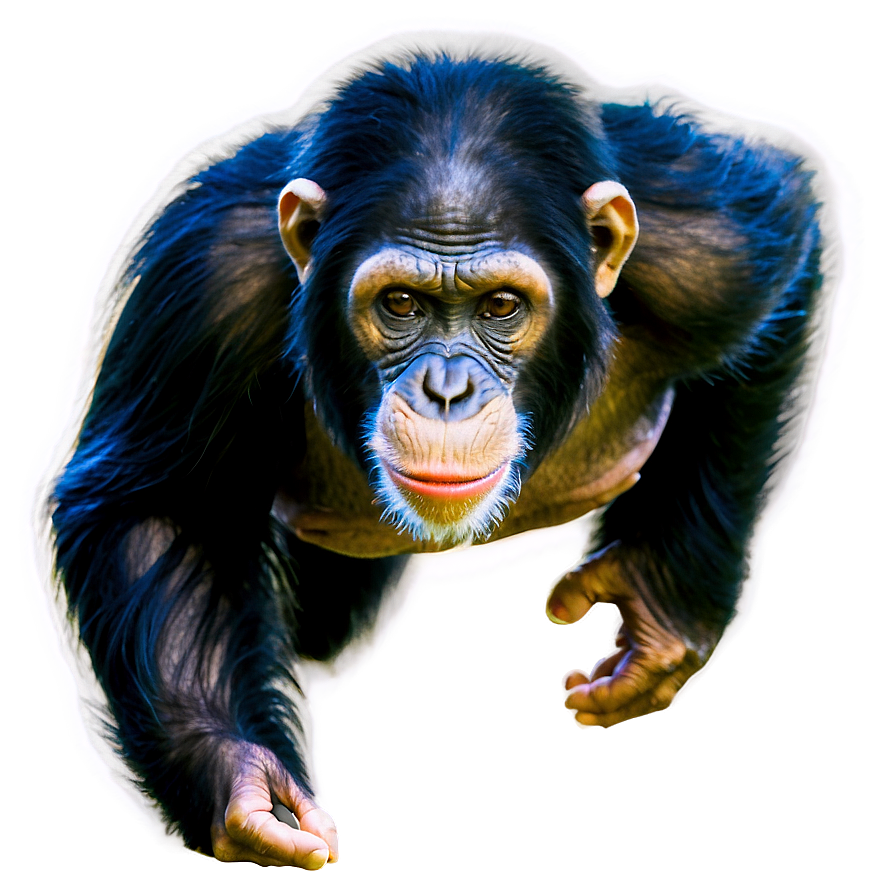 Download Dynamic Chimpanzee Movement Png 13 | Wallpapers.com