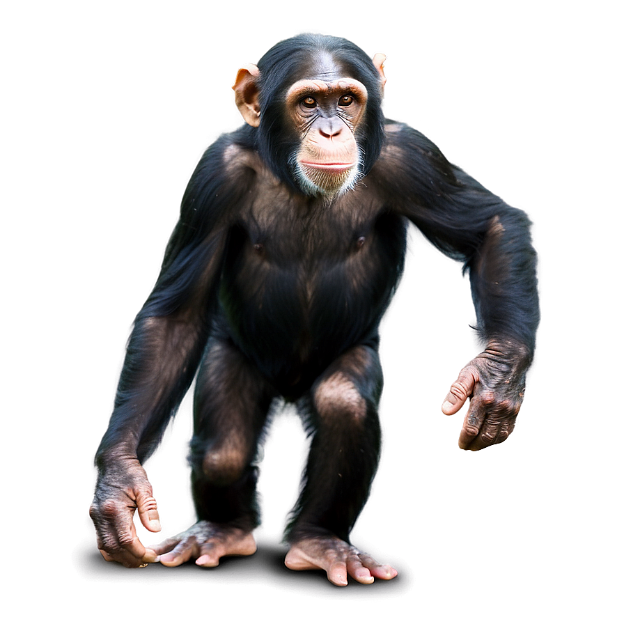 Download Dynamic Chimpanzee Movement Png 24 | Wallpapers.com