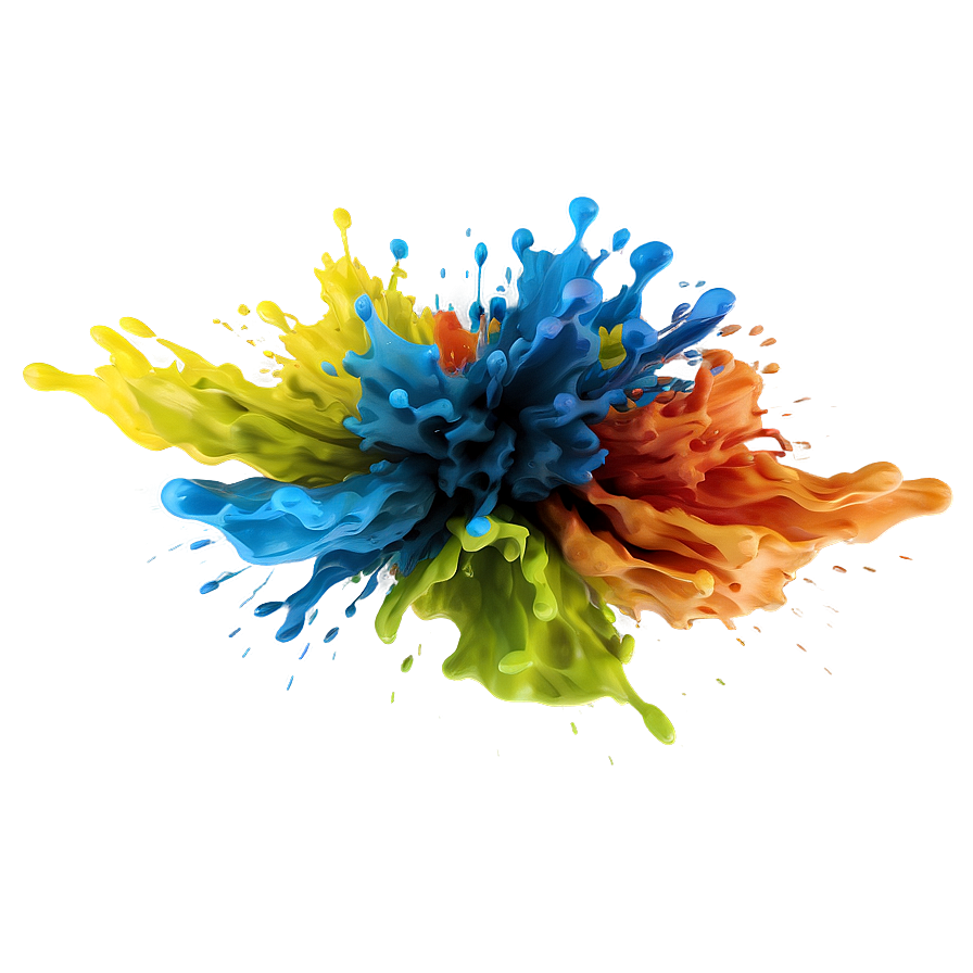 Dynamic Color Splash Png 15 PNG