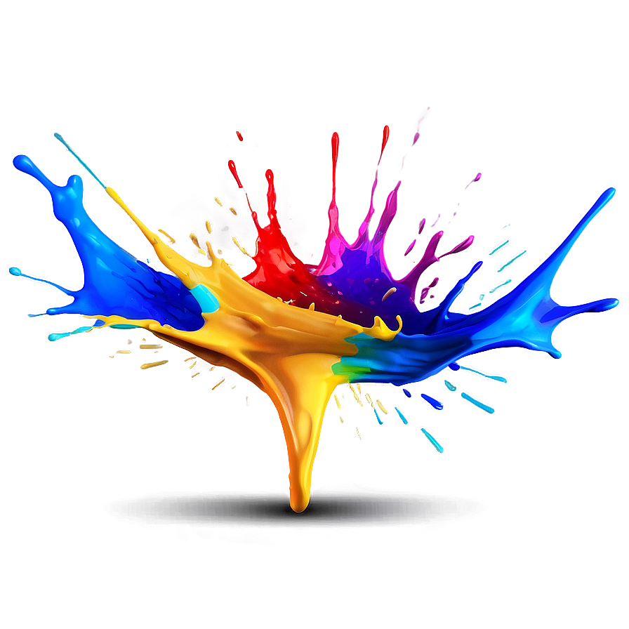 Dynamic Color Splash Png 26 PNG