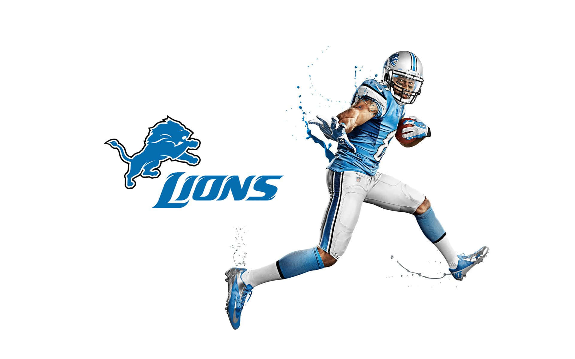 Dynamic Detroit Lions Football Player Wallpaper