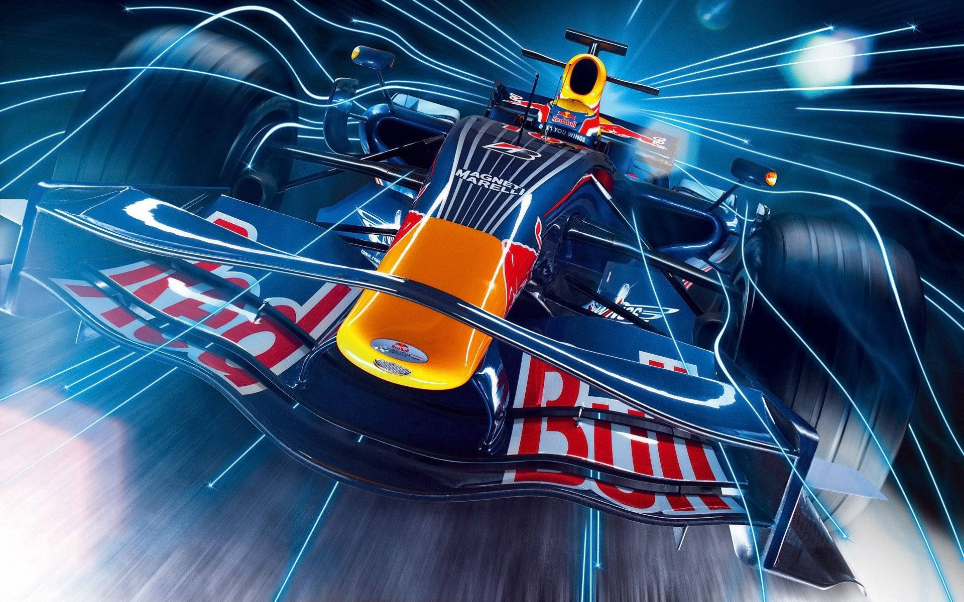 Dynamic Energy - Red Bull In Action Wallpaper