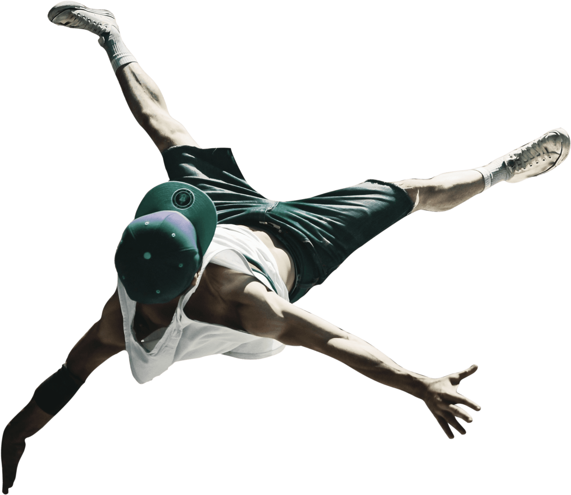 Dynamic Hip Hop Dancer Jump PNG