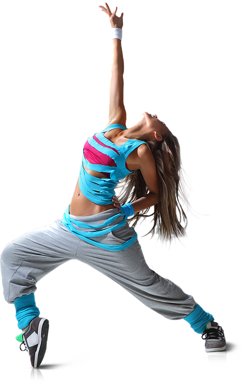 Dynamic Hip Hop Dancer Pose PNG